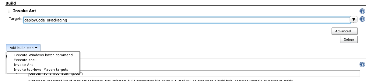 ant migration tool salesforce custom apps