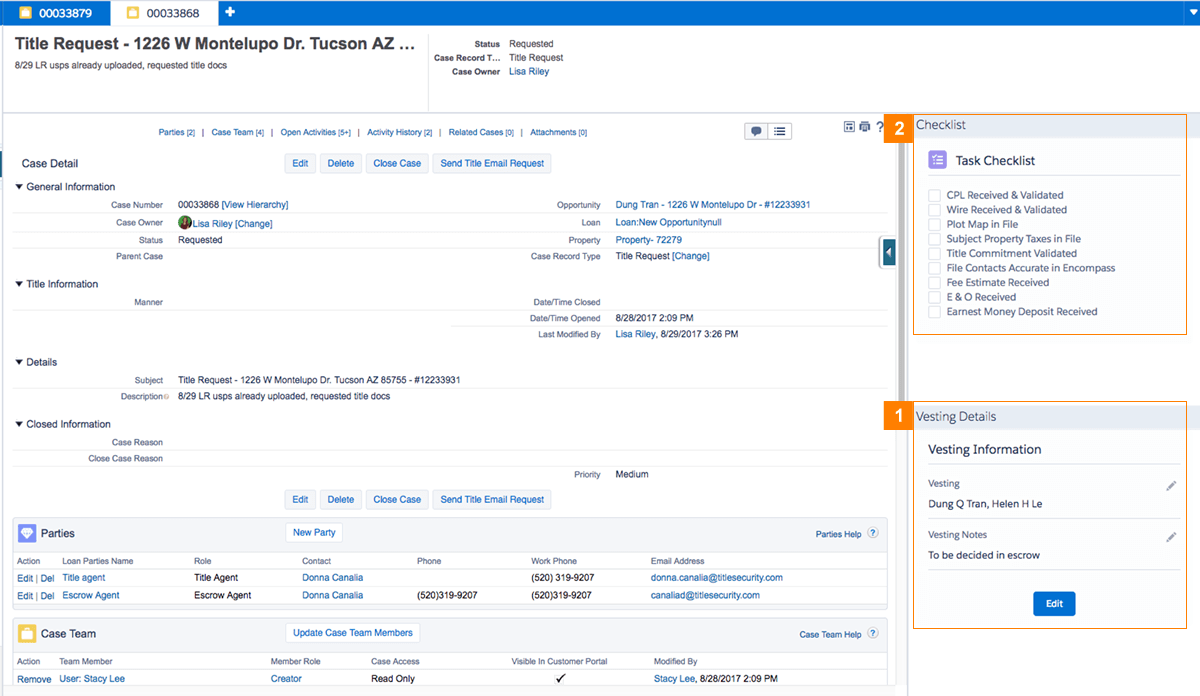 Pin By Michelle Thomas On Salesforce Checklist Salesforce Property Tax