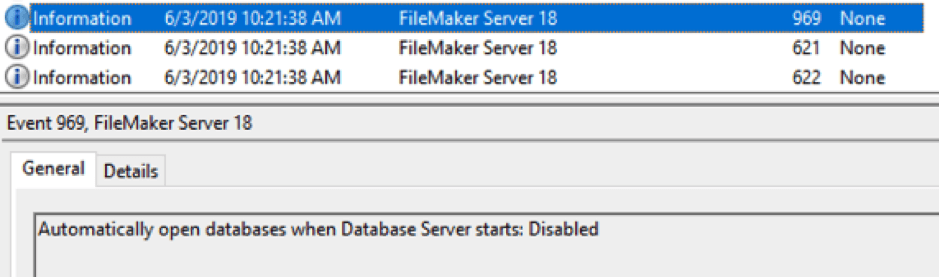 restart filemaker server