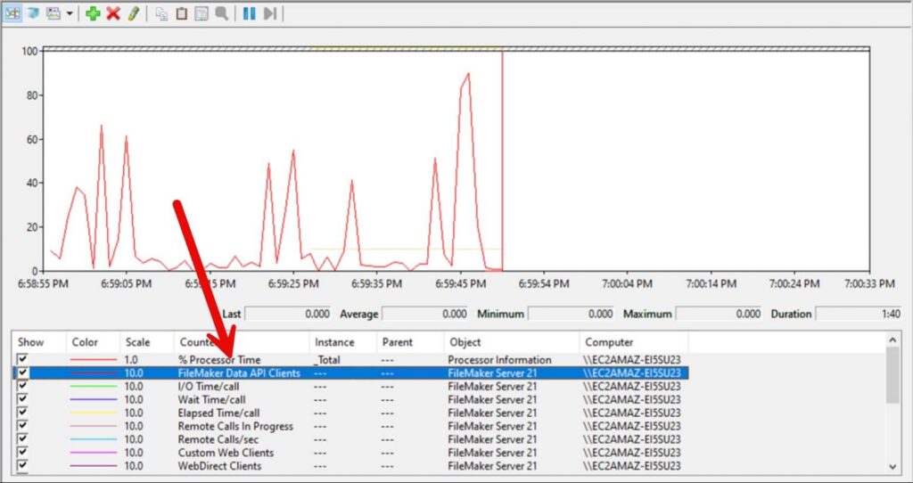 On Windows, the number of connected Data API clients is now reported in the Windows Perfmon counters.